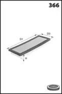 LUCAS FILTERS lfaf512 -  Воздушный фильтр